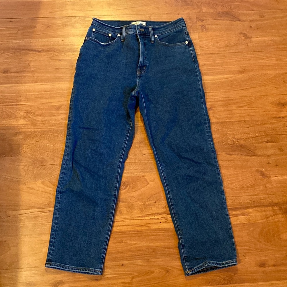 madewell perfect vintage straight jeans